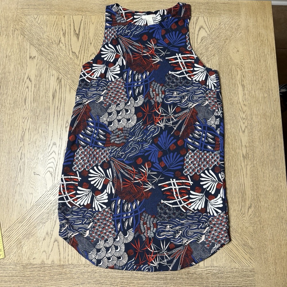 H&M Size 12 Red White Blue Sleeveless Dress
